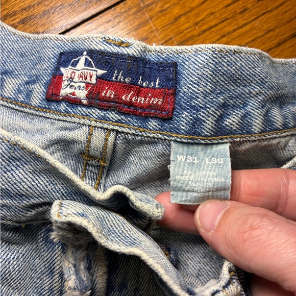 Old Navy Men's Straight Jeans in Blue Denim - Picture 4 of 6